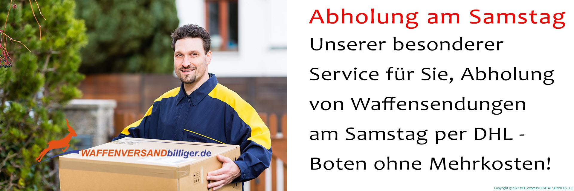 Abholung am Samstag -